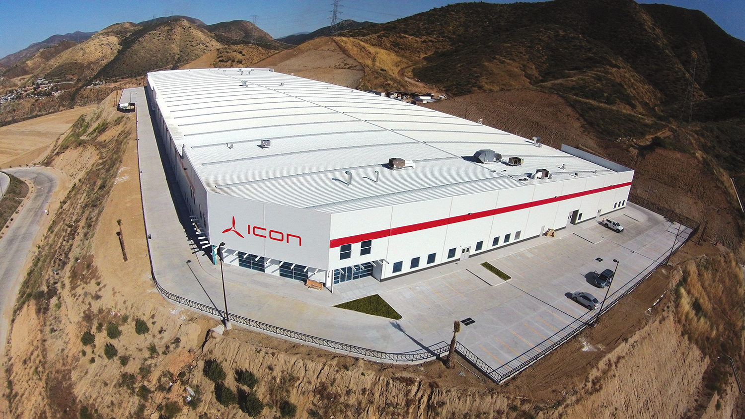 Aerial View of Factory